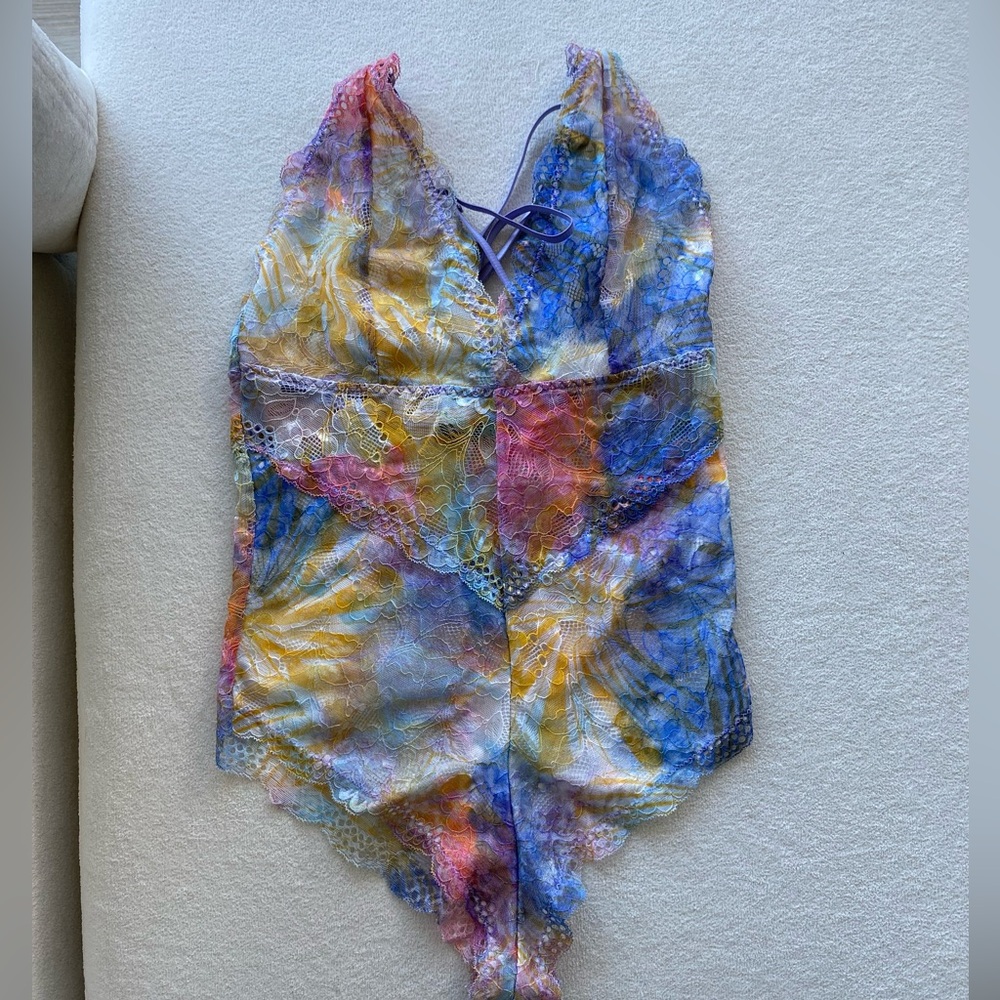 Colorful Lace Bodysuit